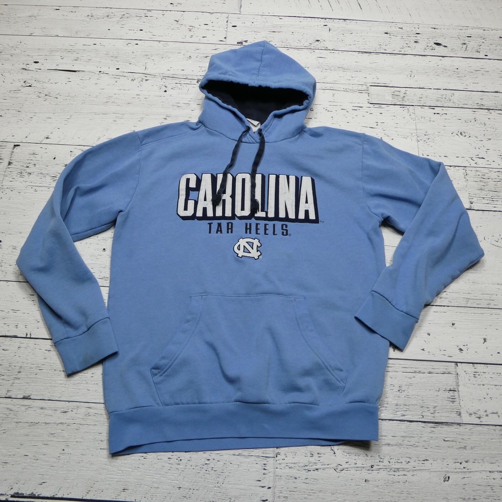 North Carolina Tar Heels UNC Hoodie Size M Blue‎ Fleece Hooded Sweatshirt